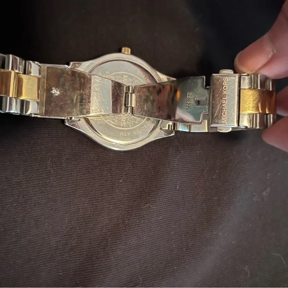 Michael Kors Gold and Silver Two-Tone Watch - Picture 4 of 4